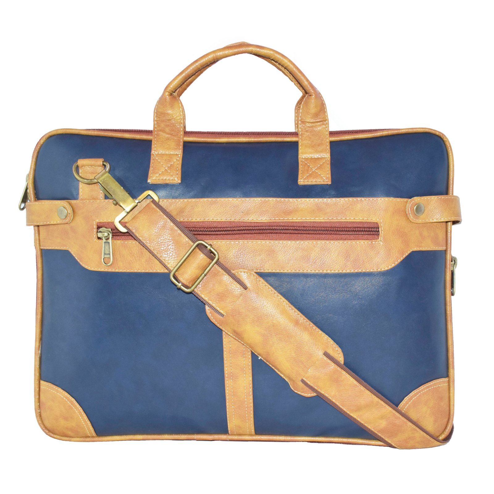 Synthetic leather backpack that can be customised for corporate orders