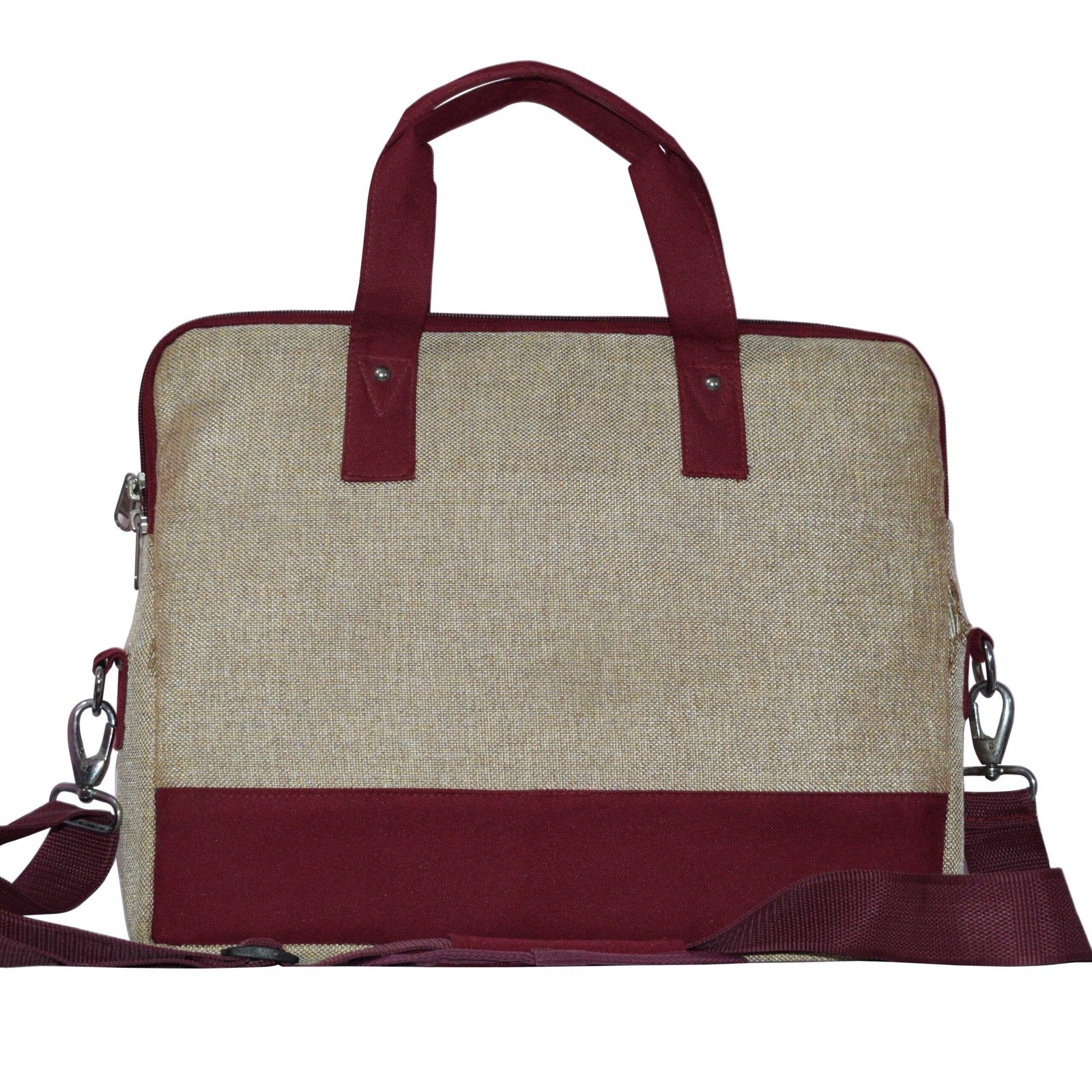 Eco-friendly jute laptop bag for corporate orders